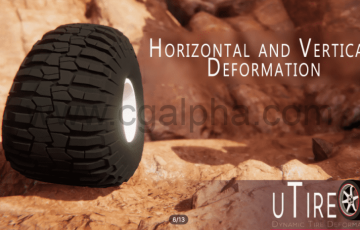 Unity插件 – 汽车轮胎挤压变形插件 uTire Dynamic Tire Deformation V2