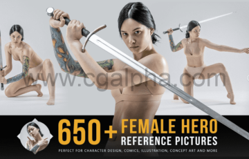 650张女性战士动态姿势击剑跳跃站立参考图片