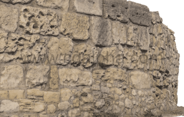 模型资产 – 扫描石头墙 Stone wall 01