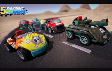 Unity – 赛车卡通卡丁车模型资产 Racing Toon Karts Vol.01