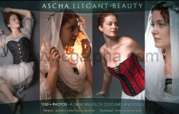 1150张动作表情服装参考图片 Ascha Elegant Beauty