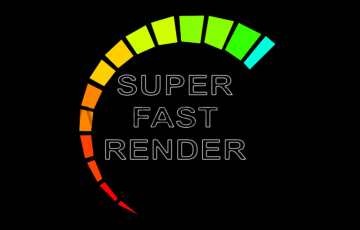 Blender插件 – 快速渲染插件 Super Fast Render