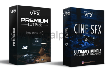 电影制片人常用音效包和调色LUT包 CINE SFX Vol. 1 Ultimate Bundle & Premium LUT Pack