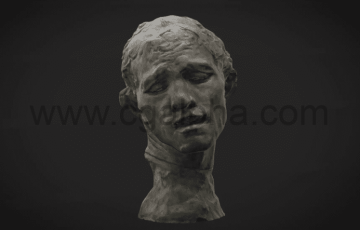 Unity扫描3D雕塑模型 Heroic Head of Pierre de Wissant