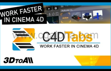C4D插件 – 多项目预览切换插件 3DtoAll C4DTabs