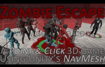 【中文字幕】 使用Unity的NavMesh系统制作一个3D逃亡游戏 3D Game using Unity’s NavMesh