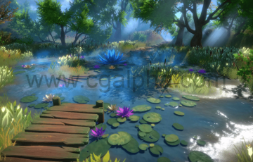 Unity – 夏日池塘环境 Fantasy Environment – Summer Pond