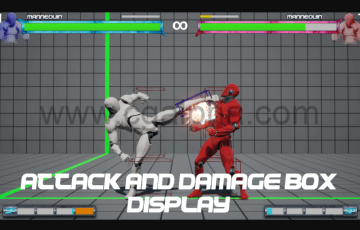 【UE4/5】格斗游戏模板项目 Fighting games template project