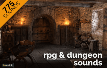 Unity – 角色扮演和地牢音效 RPG & Dungeon Sounds
