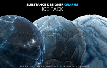 Substance Designer 冰材质包  Ice Pack