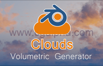Blender插件 – 体积云生成插件 Volumetric Clouds Generator