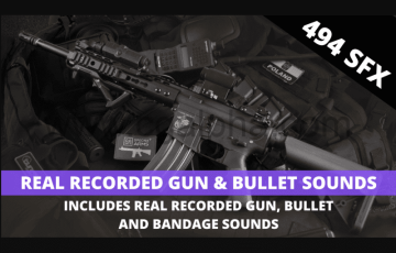 【UE4/5】真实枪声和子弹声音效 Real Recorded Gun & Bullet Sounds – Gun Sounds