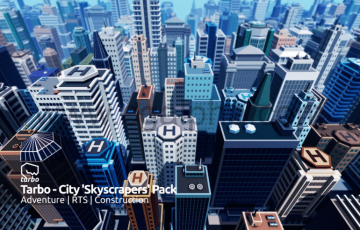 Unity – 城市摩天大楼 Tarbo – City ‘Skyscrapers’ Pack