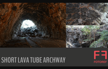 60 张熔岩山洞参考照片 60 photos of Short Lava Tube Archway