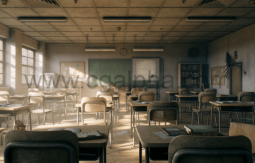 【UE4】旧教室场景 Old Classroom
