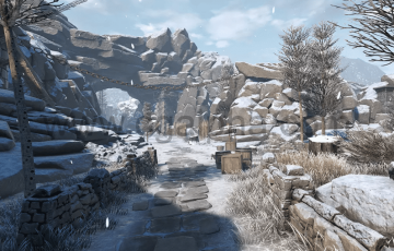 Unity – 冰封堡垒场景环境 Frozen Fortress – Environment