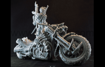 模型资产 – 摩托车3D打印模型 3D Print Model STL