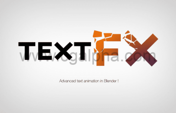 Blender插件 – 文字动画特效 Text Effects