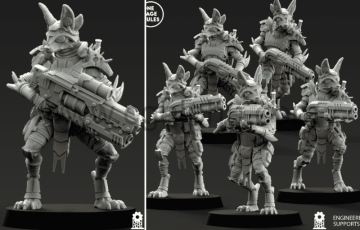 豺狼精兵3D打印模型 Jackal Elites 3D Print Model STL
