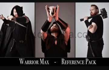 110 张奇幻战士巫师动态参考图片 Warrior Max  Reference Pack