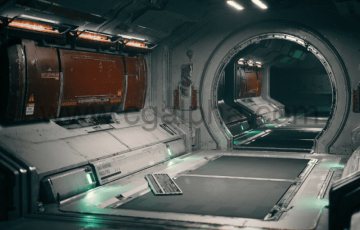 【中文字幕】在UE5中创建科幻走廊 Creating A Sci-fi Hallway In Unreal Engine 5