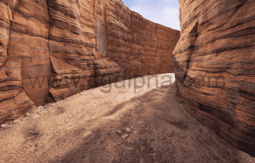 【UE4】岩石道路材质包”road to gorge” package of materials