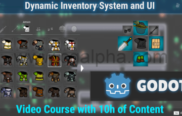 【中文字幕】Godot 引擎数据驱动的库存系统和复杂的UI  Godot Engine The Ultimate Inventory System and UI Course
