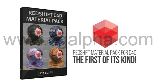 The Pixel Lab – Redshift C4D Material Pack（1）