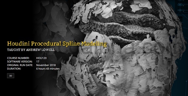 FXPHD – HOU120 – Houdini Procedural Spline Modeling