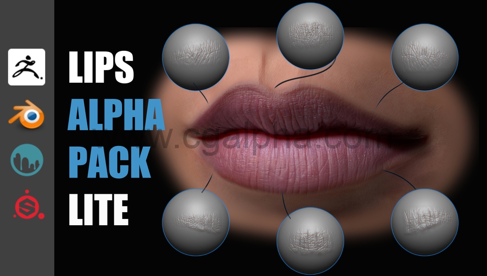 Lips Detail Alpha Pack LITE