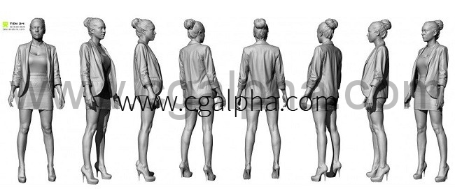 3D Scan女性参考包