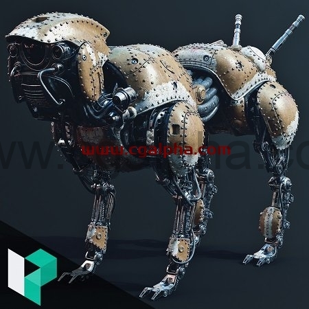 Levelup.Digital –对机械狗进行建模和纹理化处理