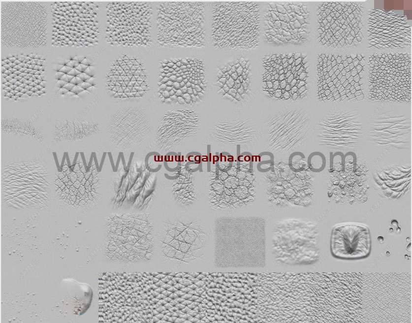 40组影视级生物角色皮肤纹理贴图合集