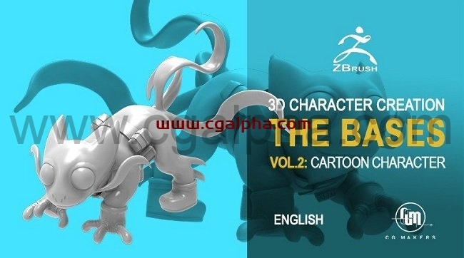 Artstation –宠物卡通造型– 3D角色大师创作Zbrush Vol.2