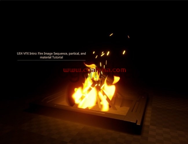 Artstation – UE4 VFX Intro: Fire Image Sequence, partical and material Tutorial