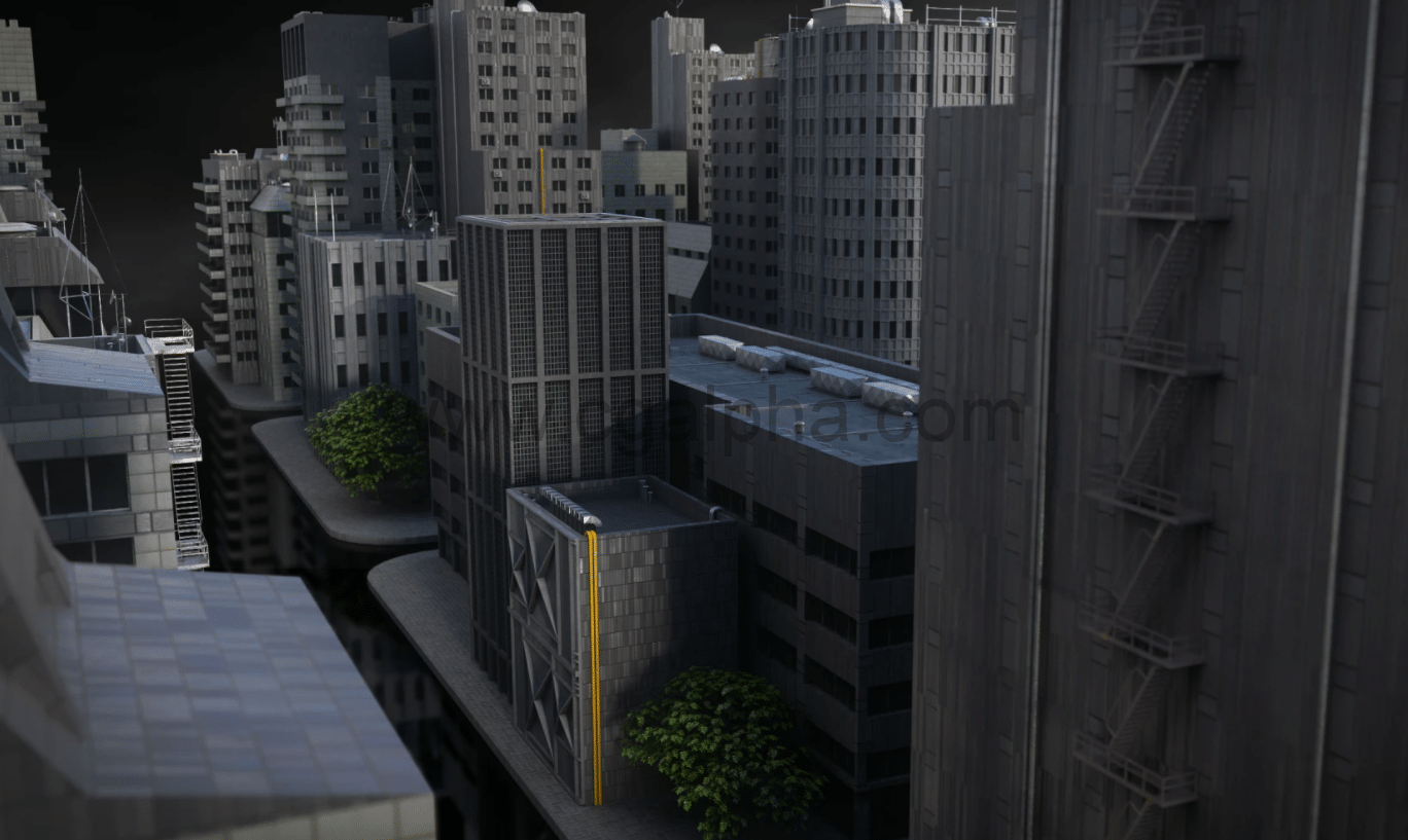 Kitbash3D – 东京1城市模型资产素材