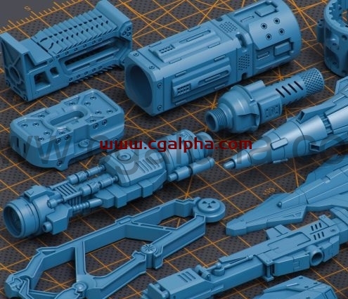 ArtStation市场– Mega Pack KITBASH 500详情