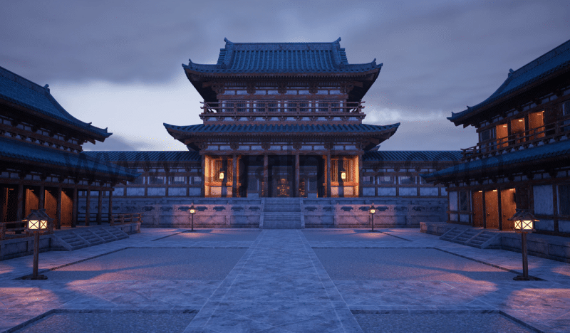 【UE4】日本模块化神庙 Japanese Modular Temple