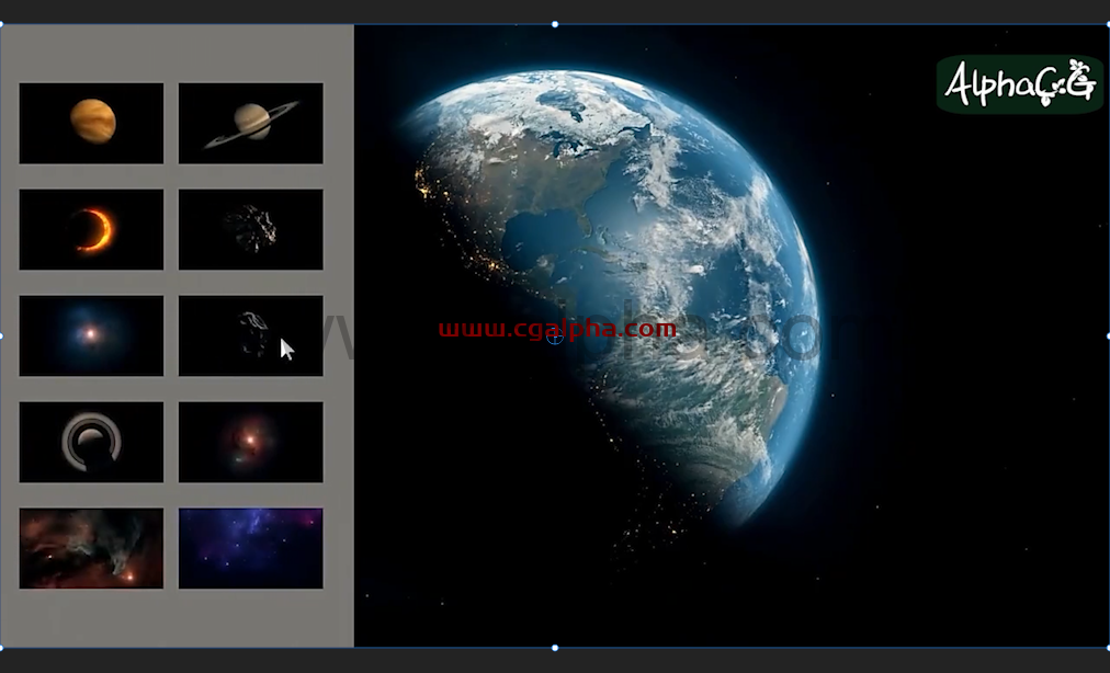 130组4K太空星云图片+宇宙星系动态特效视频素材