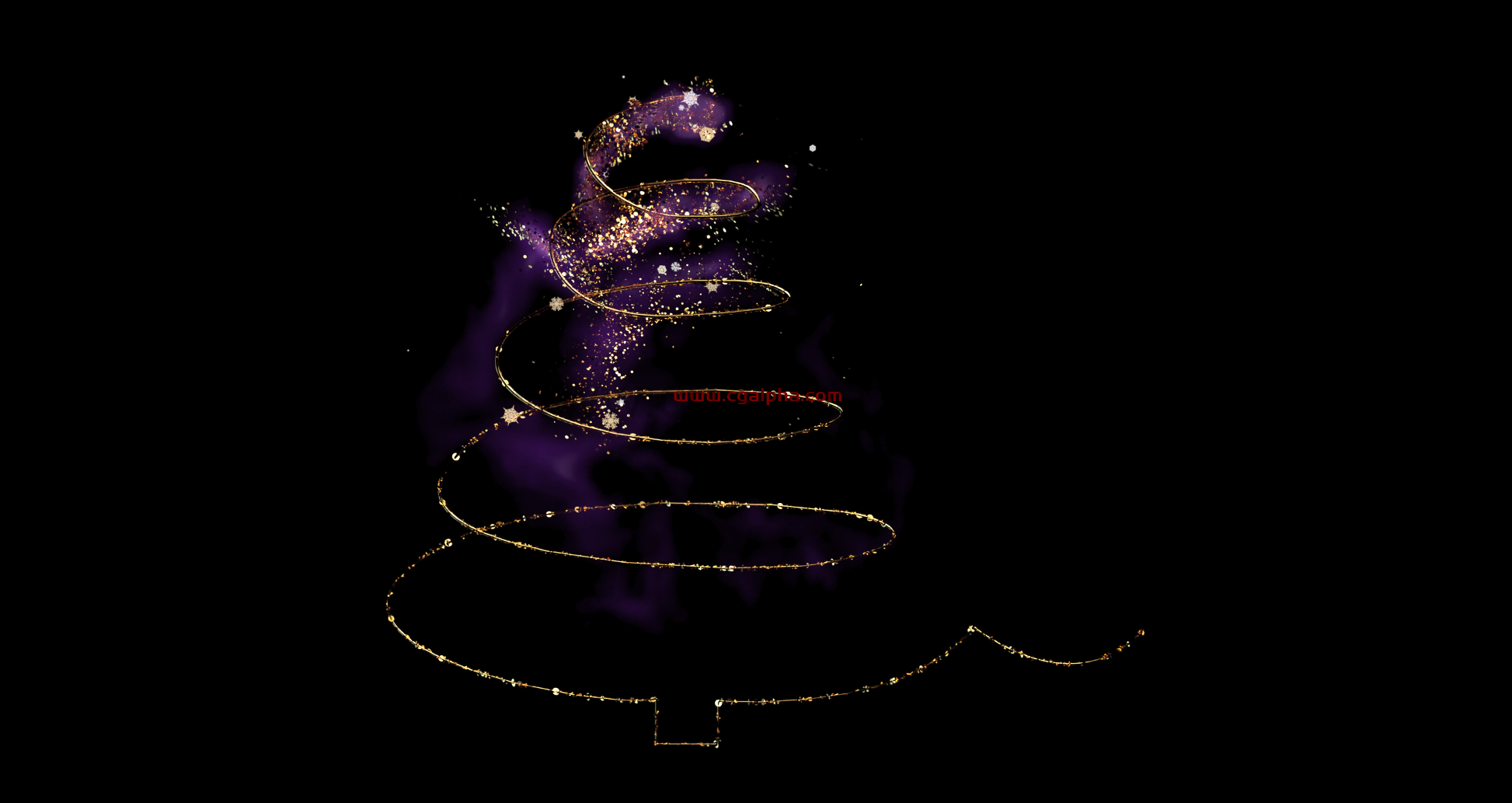 70个圣诞节日装饰元素魔法粒子4K视频素材