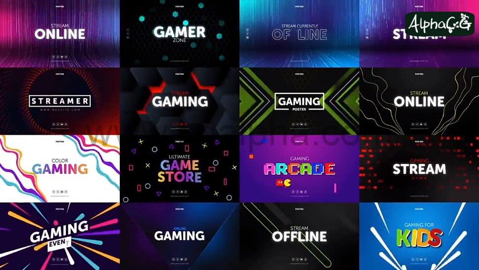 AE/PR脚本-144组时尚抽象背景文字标题视频海报包装动画