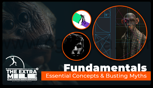 zbrush教程– The Extra Mile生物雕刻大师流程