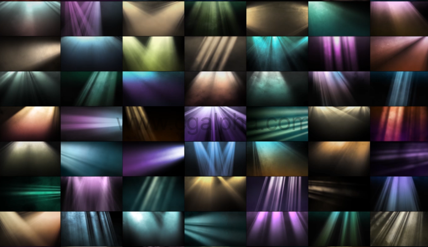 【视频素材】176组4K光芒耀斑体积光束特效素材合成高清视频素材