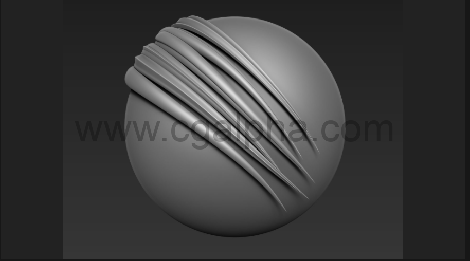 zbrush-程序化头发笔刷