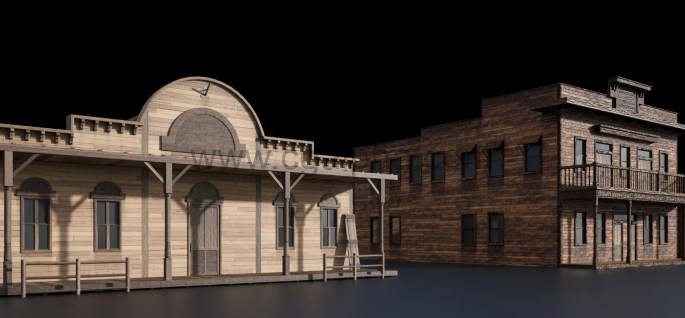 Kitbash3D –狂野西部模型资产