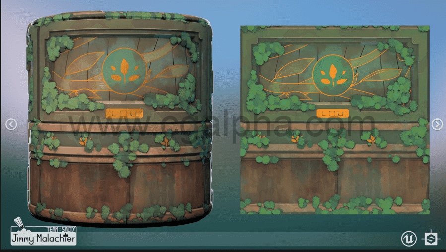 Substance Designer 2020.1.2的手画手绘风格纹理