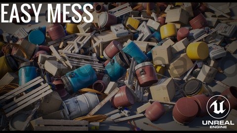 【UE4插件】Easy Mess –动力学修整工具Physics Supported Dressing Tool