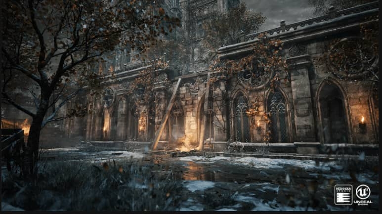 【UE4】哥特式风格的建筑素材资产包 Gothic Mega Pack