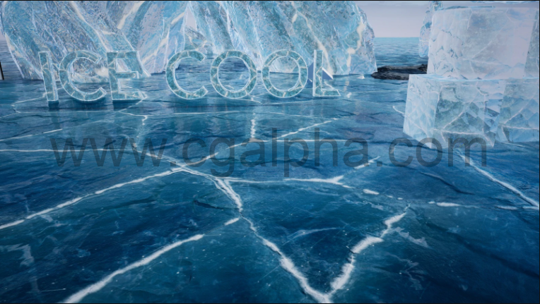 【UE4】冰雪素材资源 Ice Cool