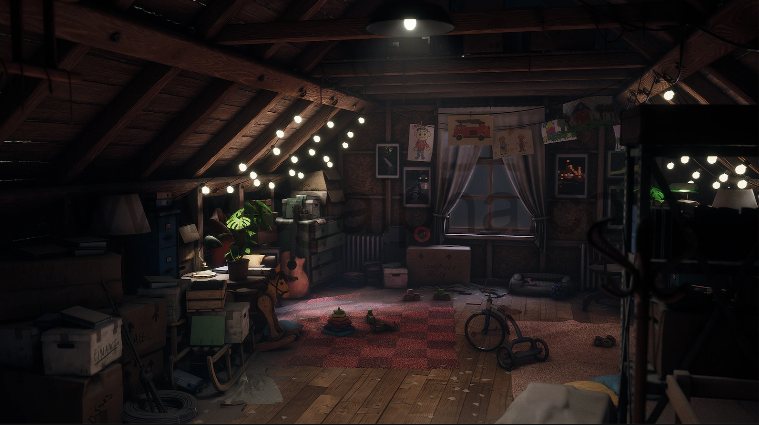 【UE4】家具储藏道具老古董Grandpa’s Attic